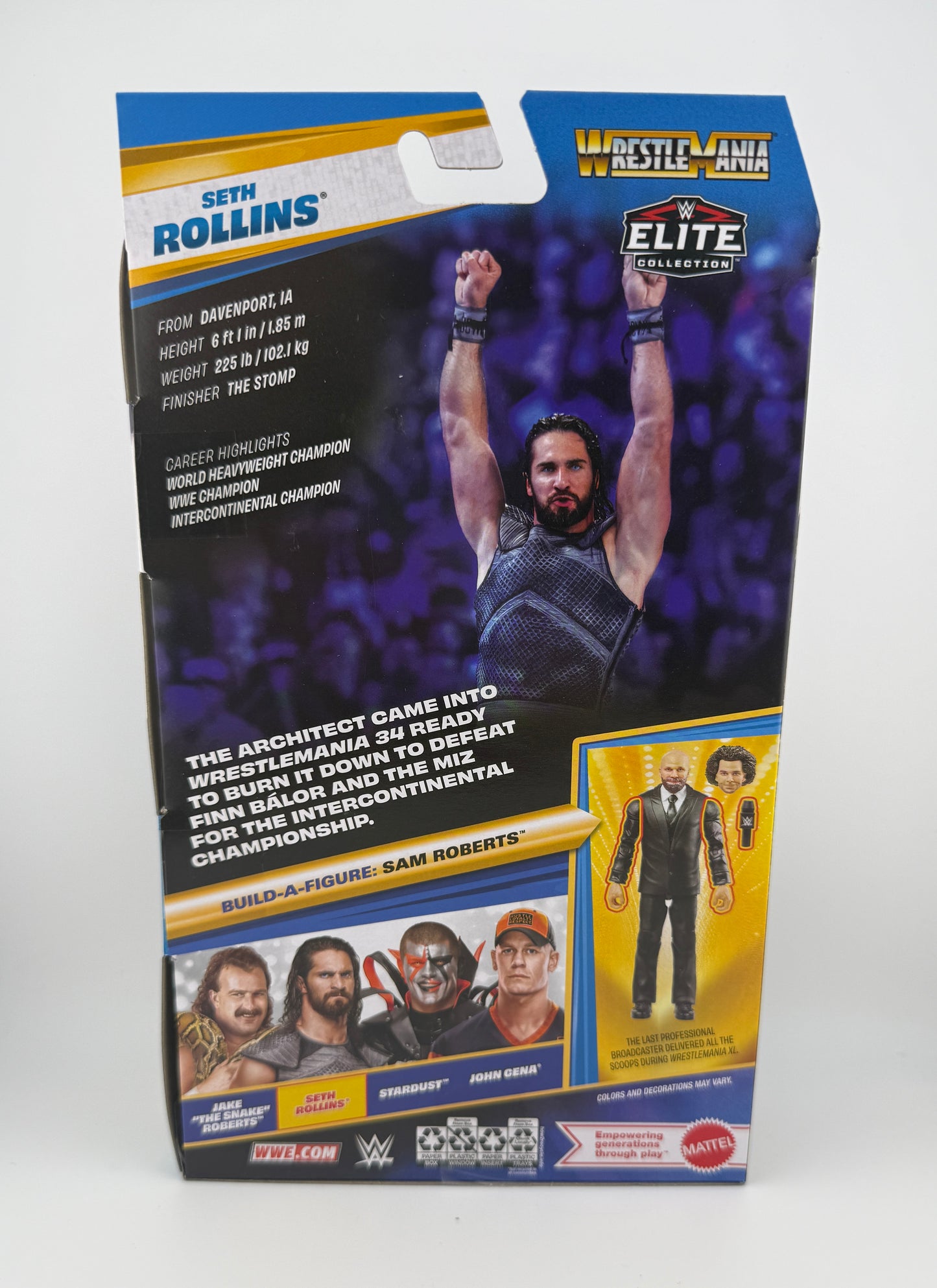 WWE Elite- Wrestlemania Series Seth Rollins Action Figure