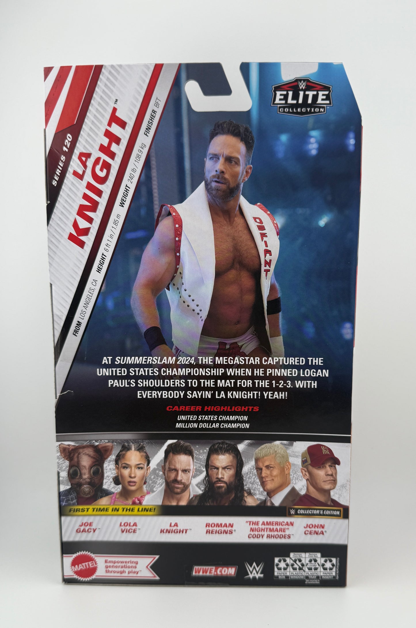 WWE Elite- Series 120 LA Knight Action Figure