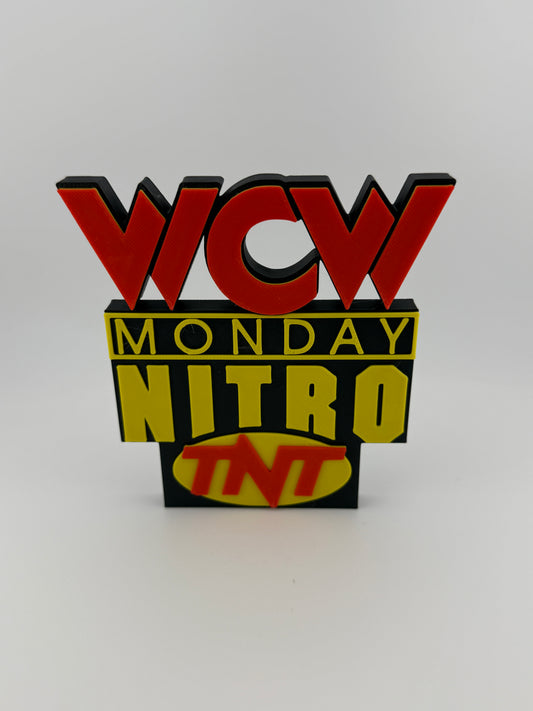 3D Print- WCW Monday Nitro Logo
