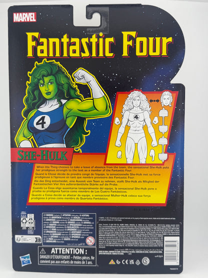 Fantastic Four Retro Marvel Legends She-Hulk 6-Inch Action Figure