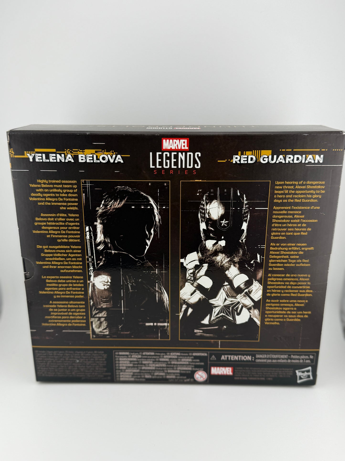 Marvel- Legends Series Thunderbolts Yelena Belova & Red Guardian Action Figures
