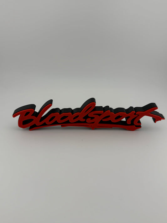 3D Print- Bloodsport Logo