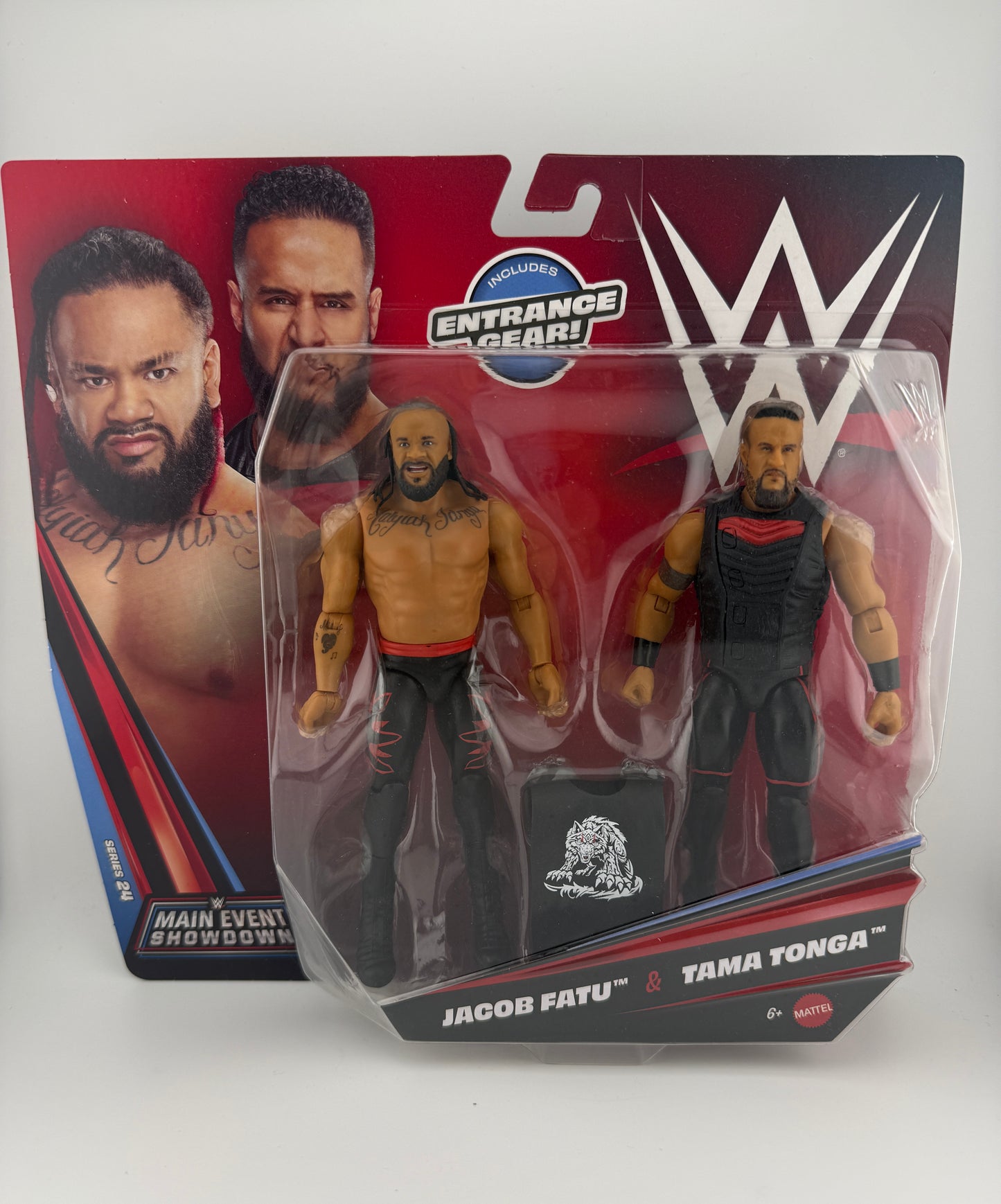 WWE Main Event- Showdown Series 24 Jacob Fatu/Tama Tonga 2 Pack Action Figures