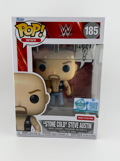 Funko Pop- Stone Cold Steve Austin(What?) #185 (Exclusive Limited Edition Supreme)