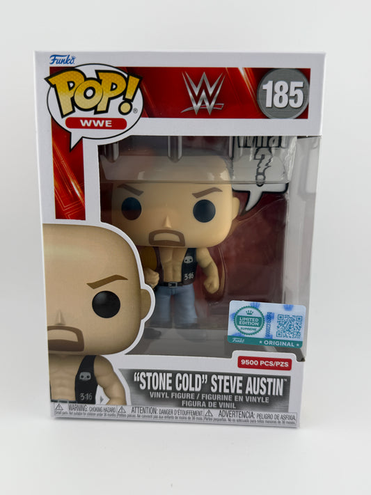 Funko Pop- Stone Cold Steve Austin(What?) #185 (Exclusive Limited Edition Supreme)
