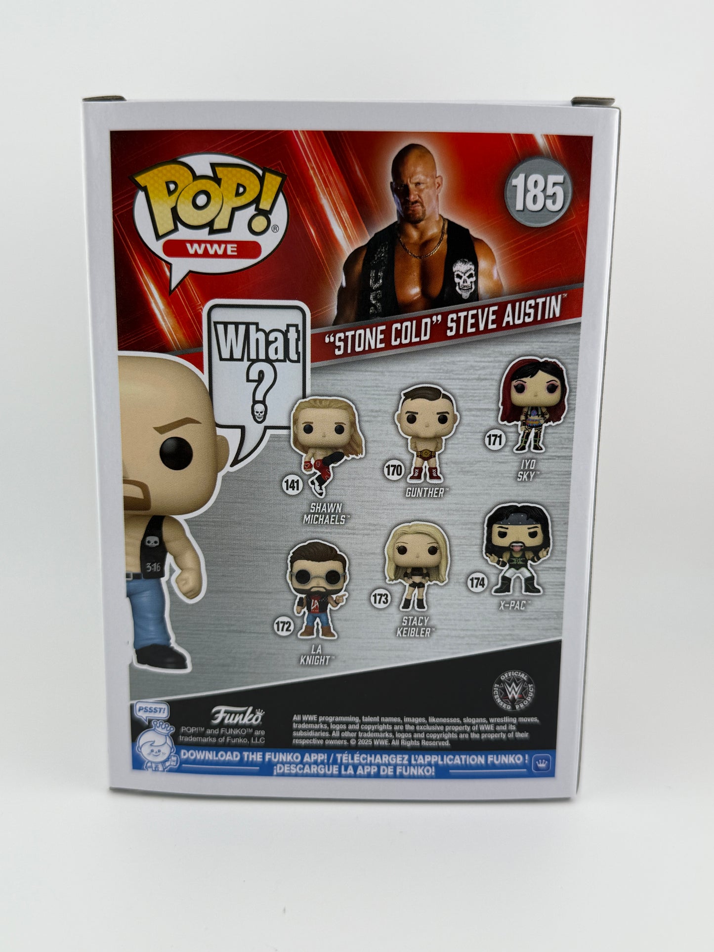 Funko Pop- Stone Cold Steve Austin(What?) #185 (Exclusive Limited Edition Supreme)