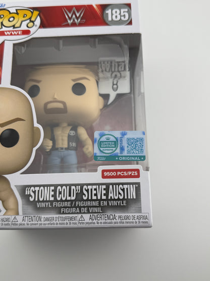 Funko Pop- Stone Cold Steve Austin(What?) #185 (Exclusive Limited Edition Supreme)