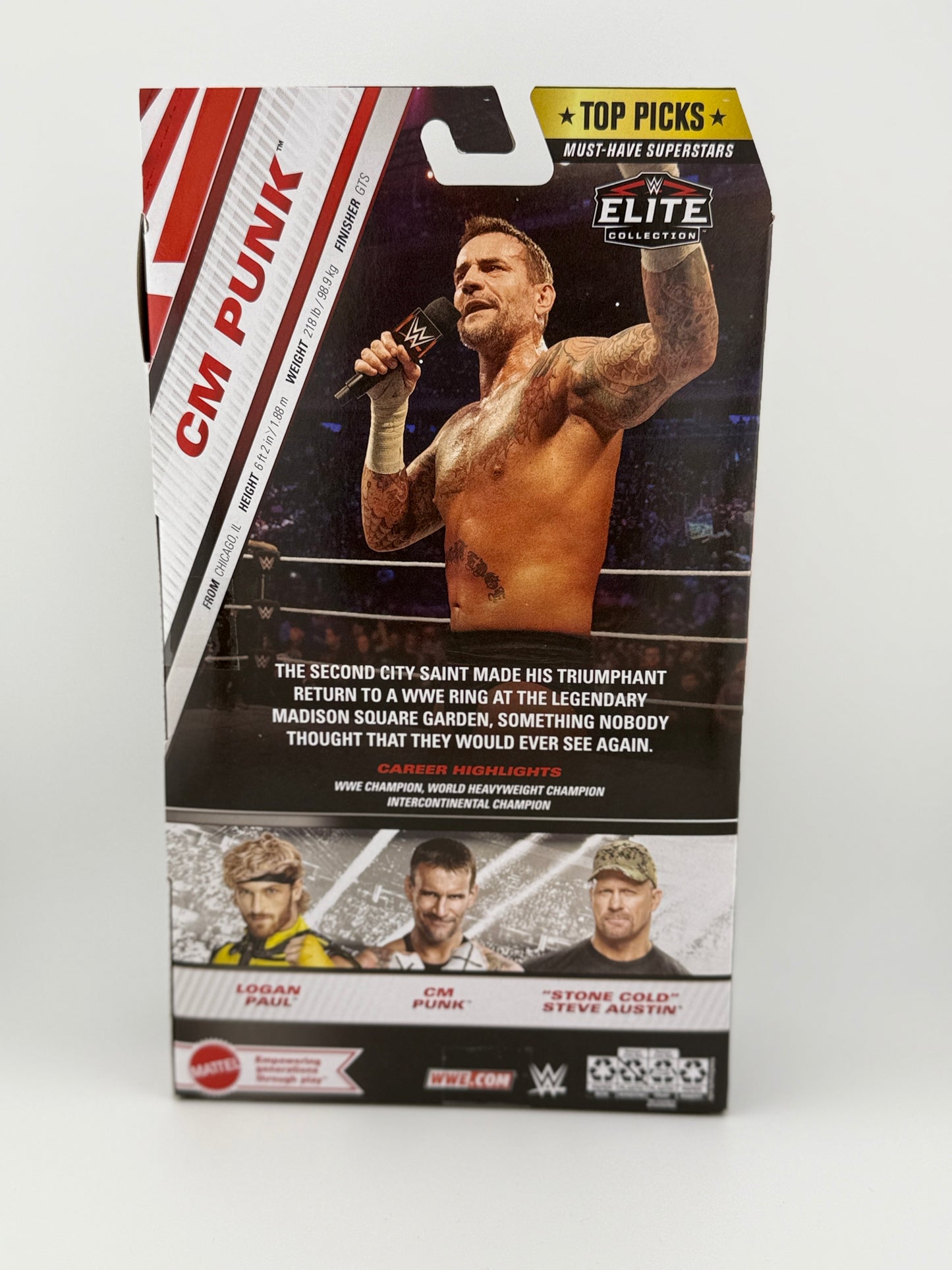 WWE Elite- Top Picks CM Punk Action Figure