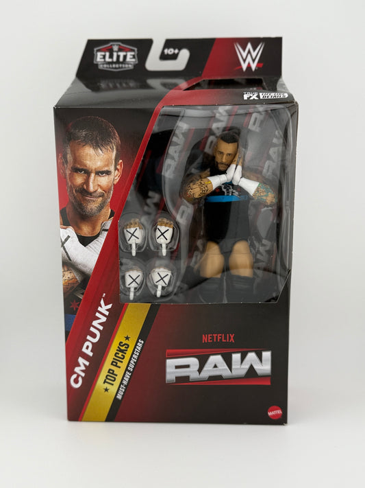 WWE Elite- Top Picks CM Punk Action Figure(Netflix Package)