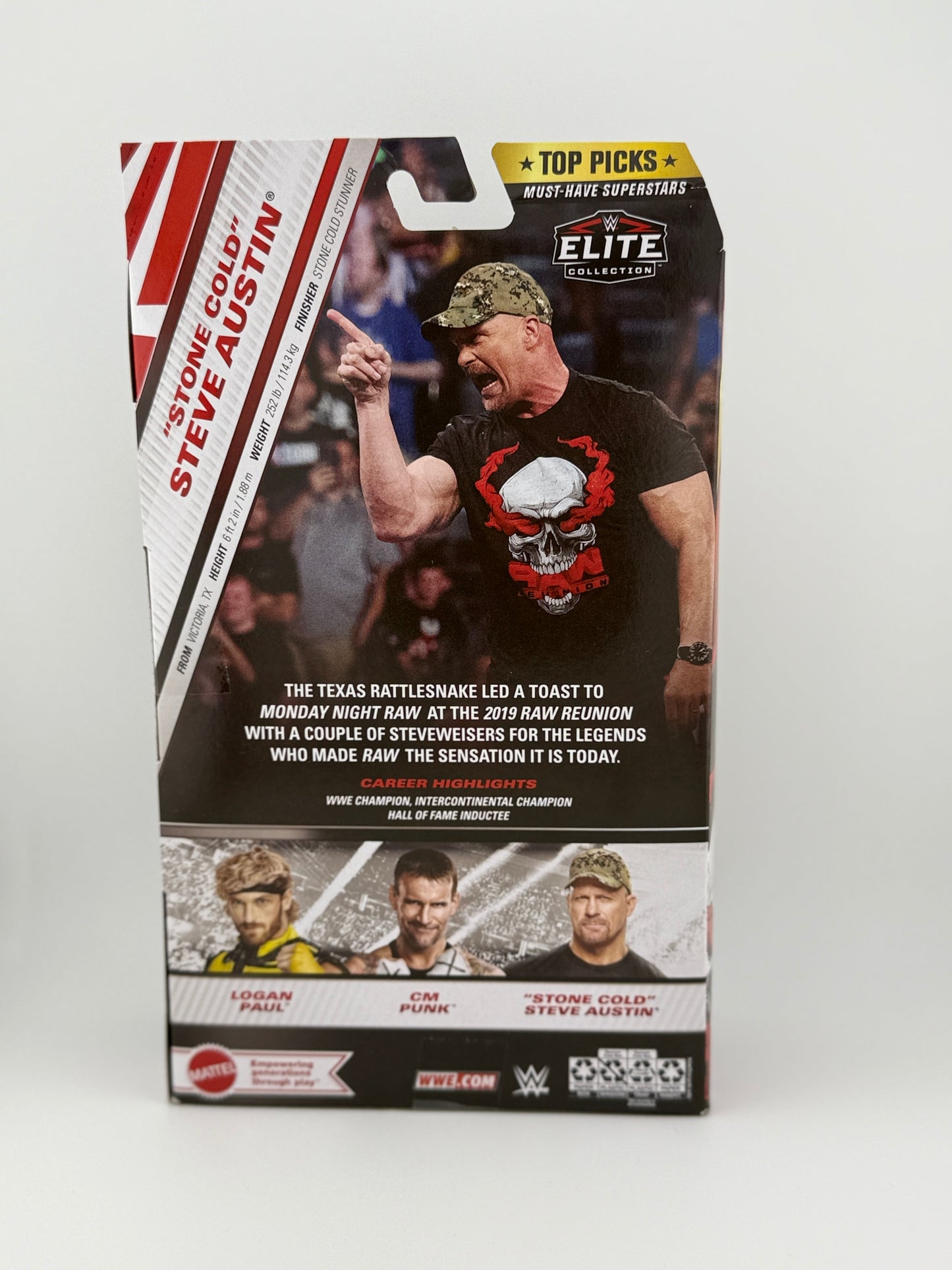WWE Elite- Top Picks Stone Cold Steve Austin Action Figure
