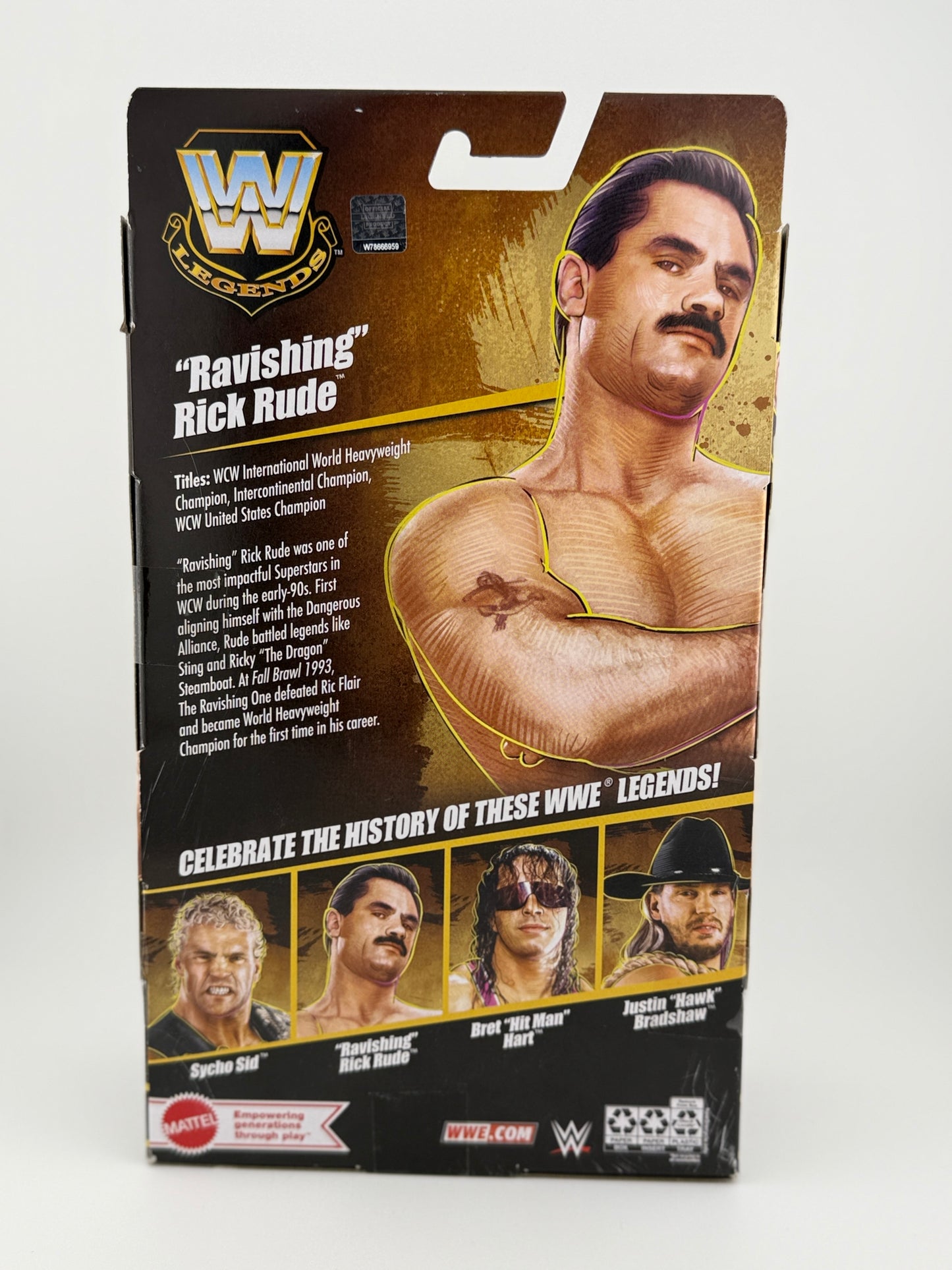 WWE Elite- Legends Series 25 Ravishing Rick Rude (Chase) Action Figure