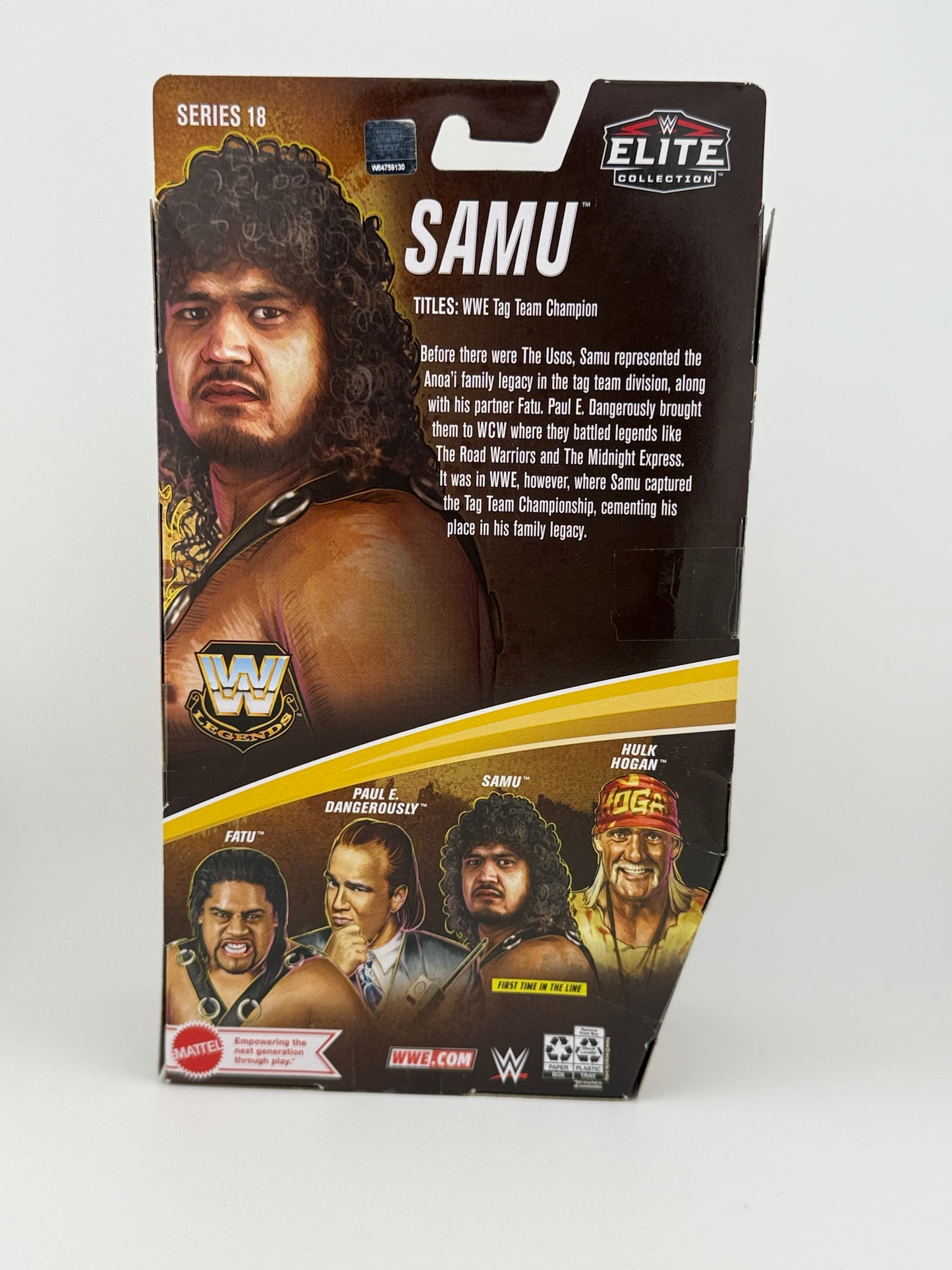 WWE Elite- Legends Series 18 Samu (Chase) Action Figure