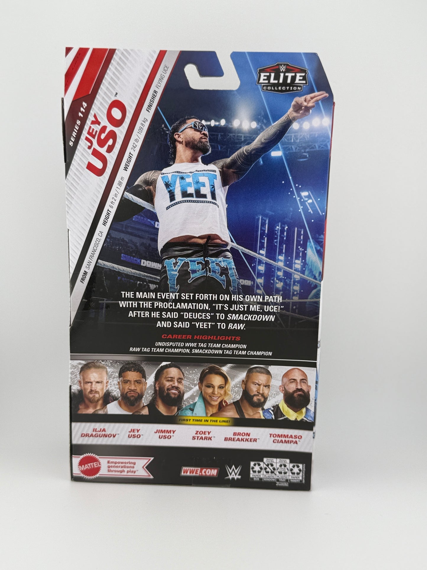 WWE Elite- Series 114 Jey Uso Action Figure