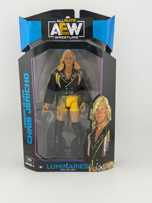 AEW- Unmatched Series 4 Chris Jericho(#24) "Corazon De Leon" Luminaries Action Figure