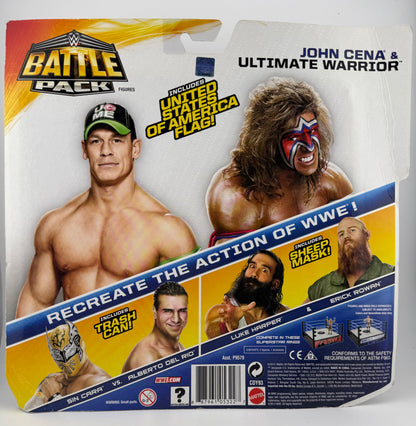 WWE Main Event- John Cena and Ultimate Warrior 2 Pack