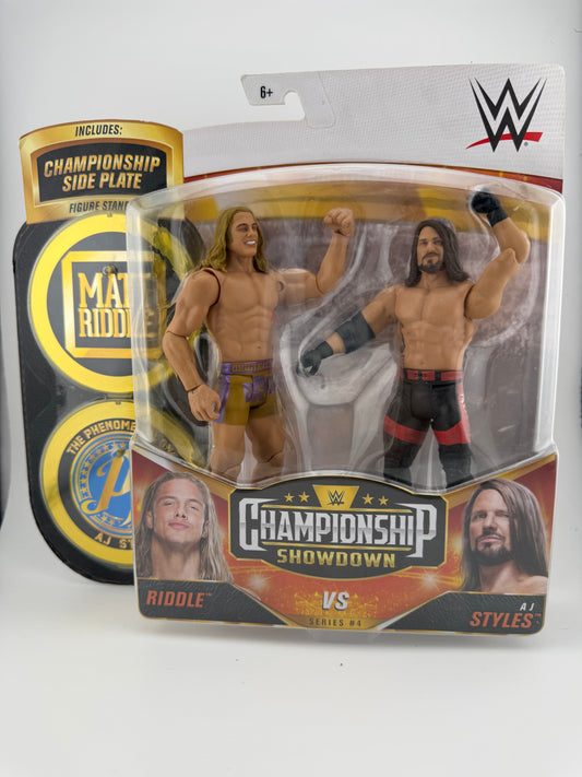 WWE Main Event- Riddle VS Aj Styles Championship Showdown Series #4