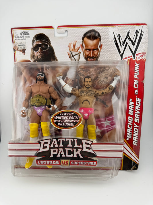 WWE Main Event- "Macho Man" Randy Savage VS CM Punk Legends VS Superstars