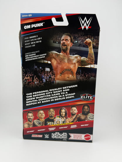 WWE Elite- Series 121 CM Punk Action Figure