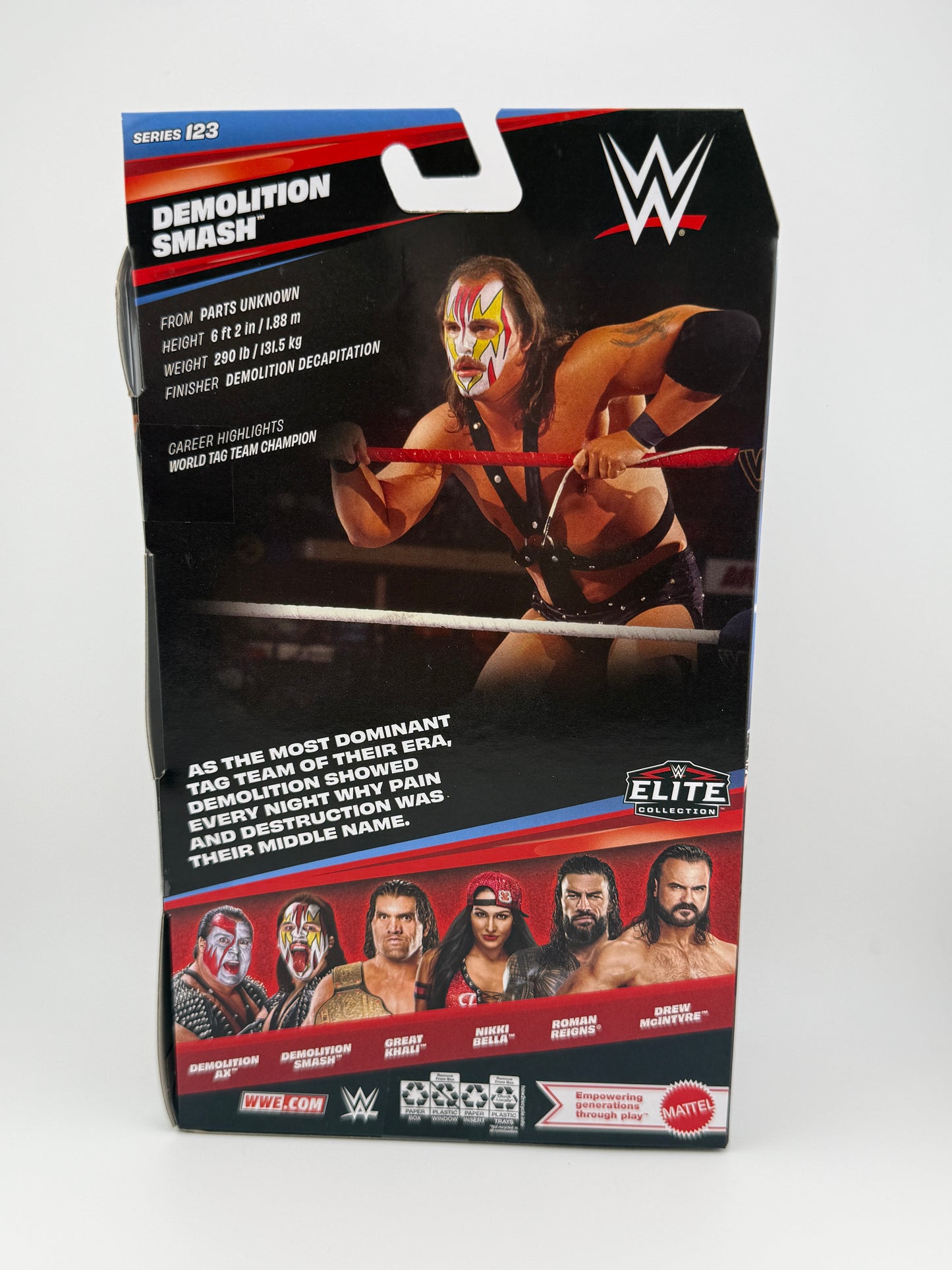 WWE Elite- Series 123 Demolition Smash Action Figure