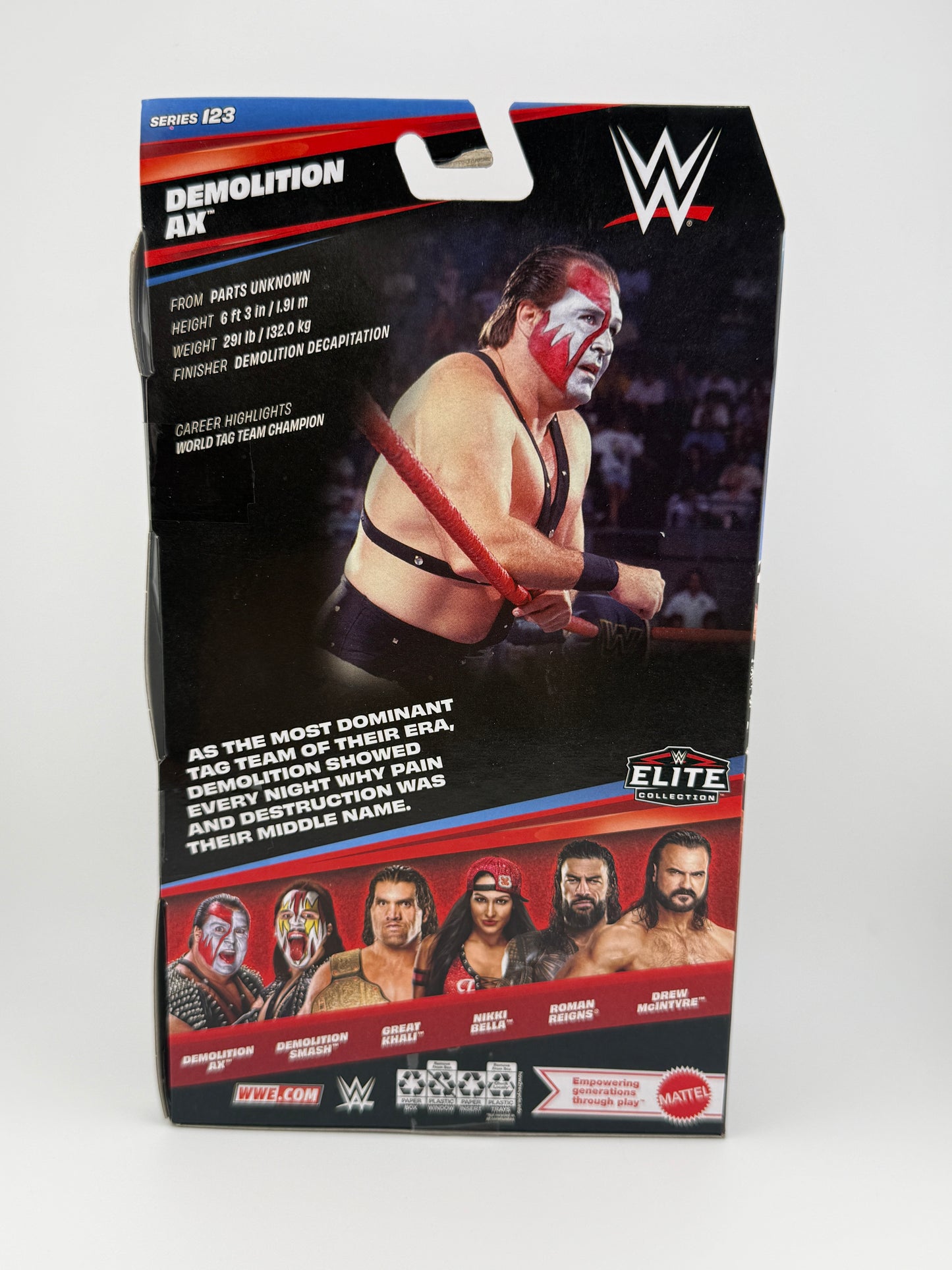 WWE Elite- Series 123 Demolition Ax Action Figure