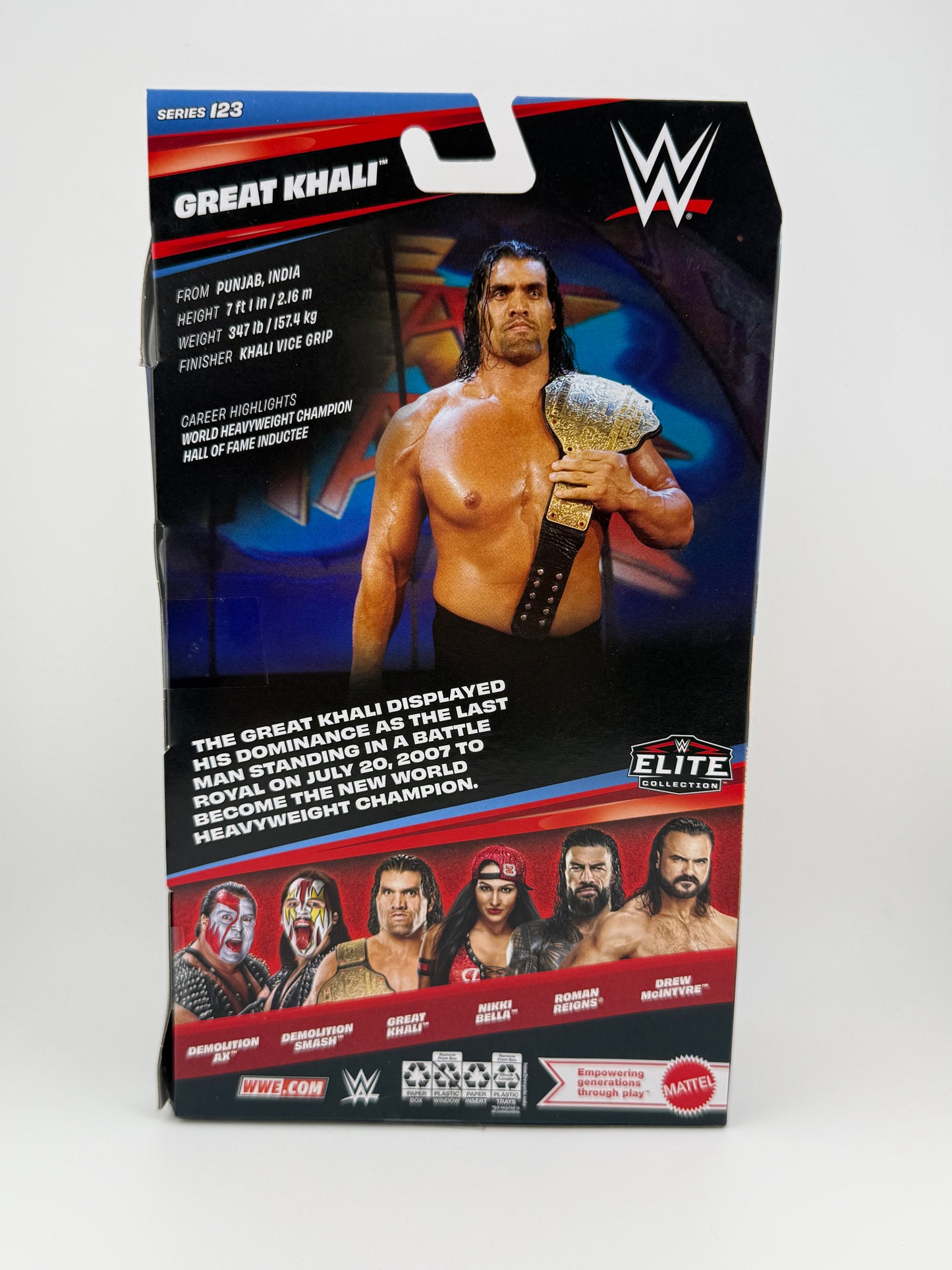 WWE Elite- Series 123 Great Khali Action Figure