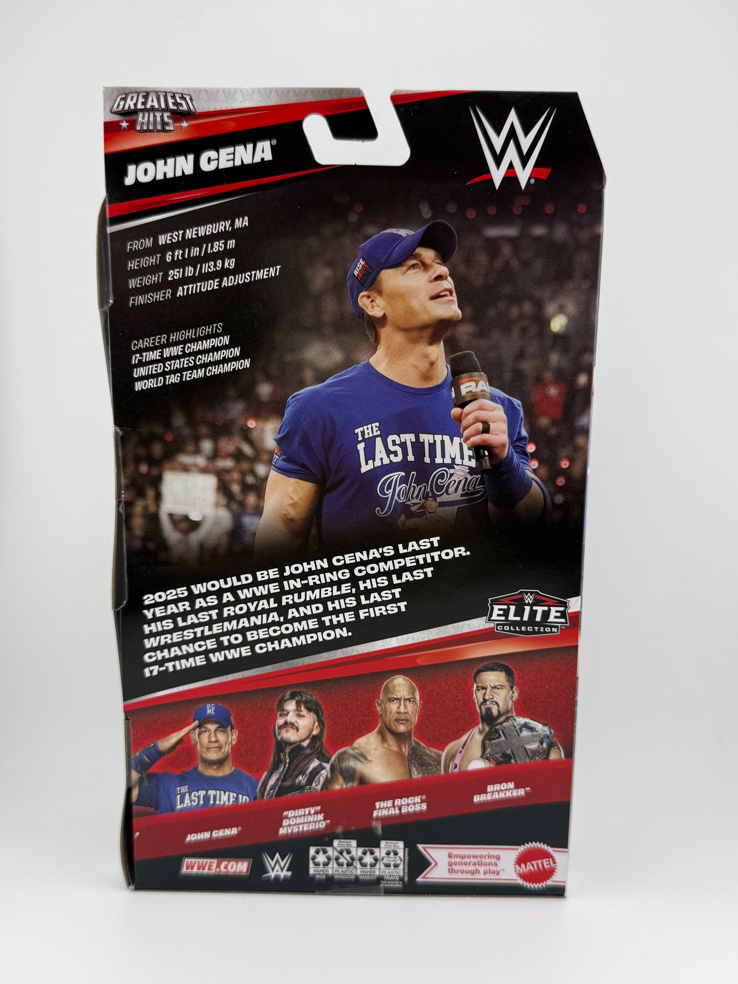 WWE Elite- Greatest Hits Series John Cena(Netflix Debut) Action Figure