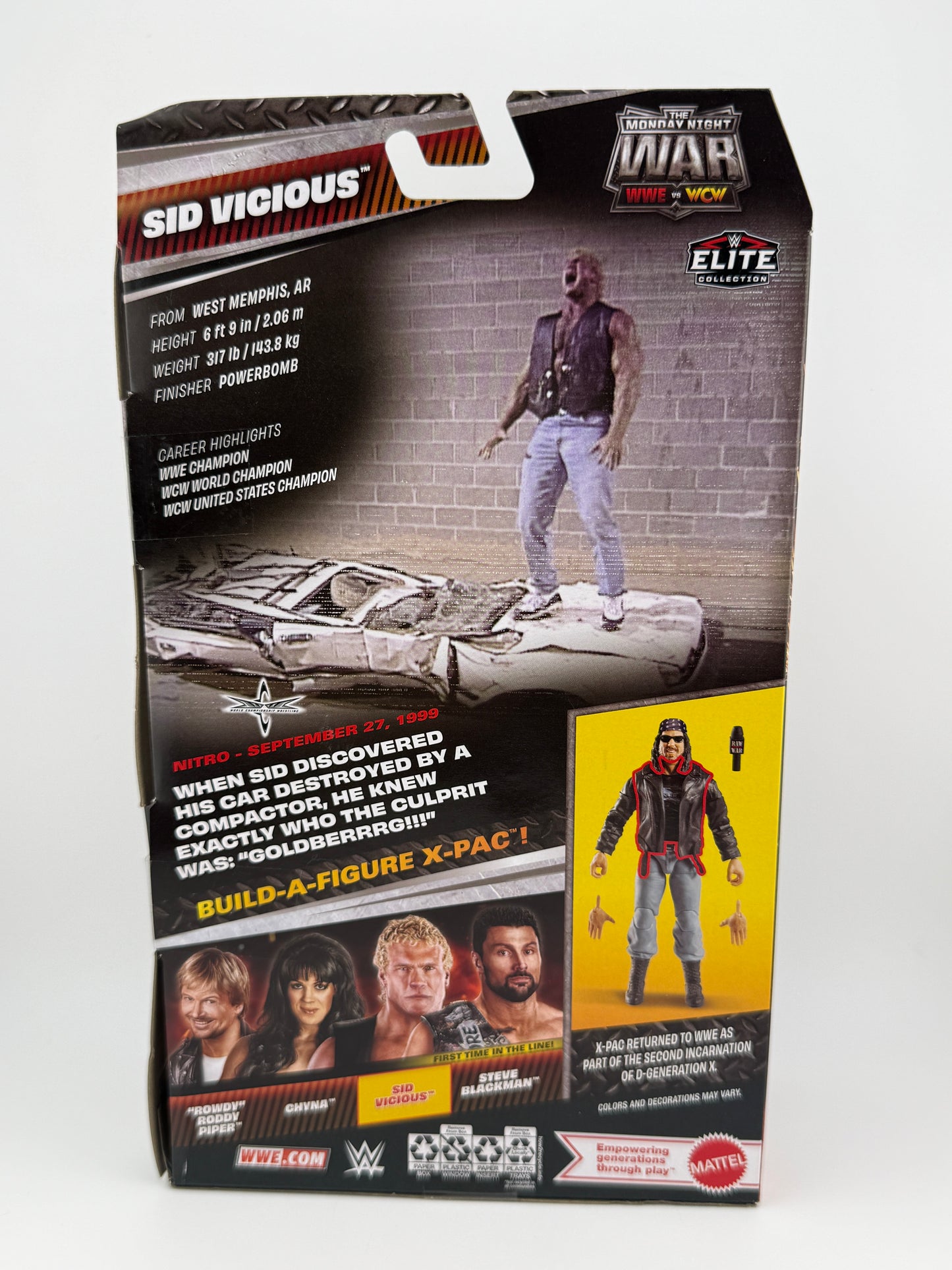 WWE Elite- MNW Series 9 Sid Vicious Action Figure
