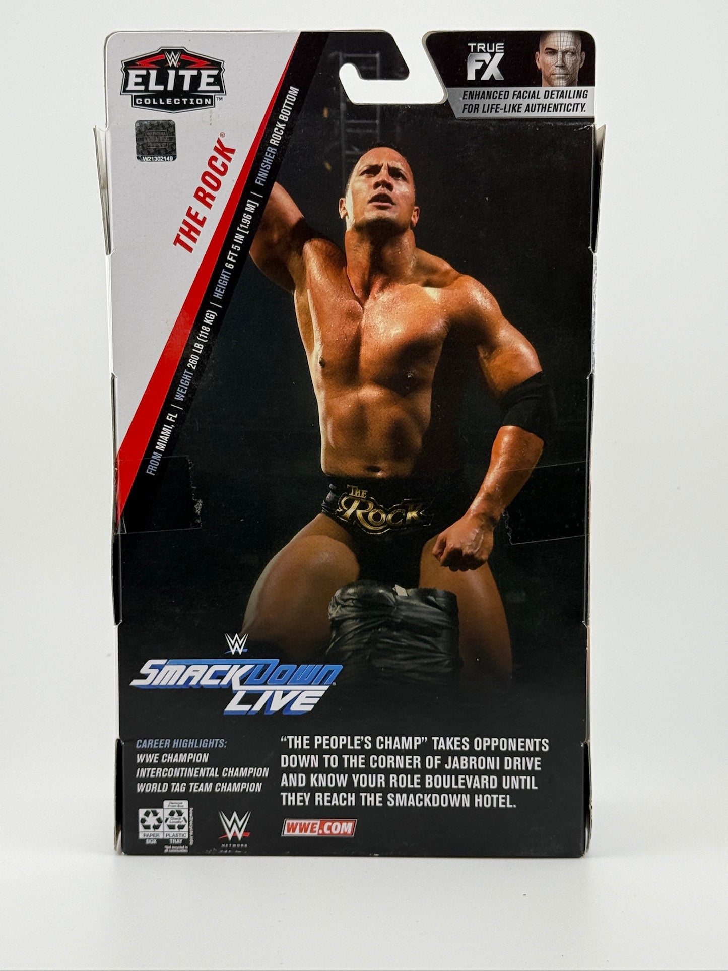 WWE Elite- Smackdown Live The Rock