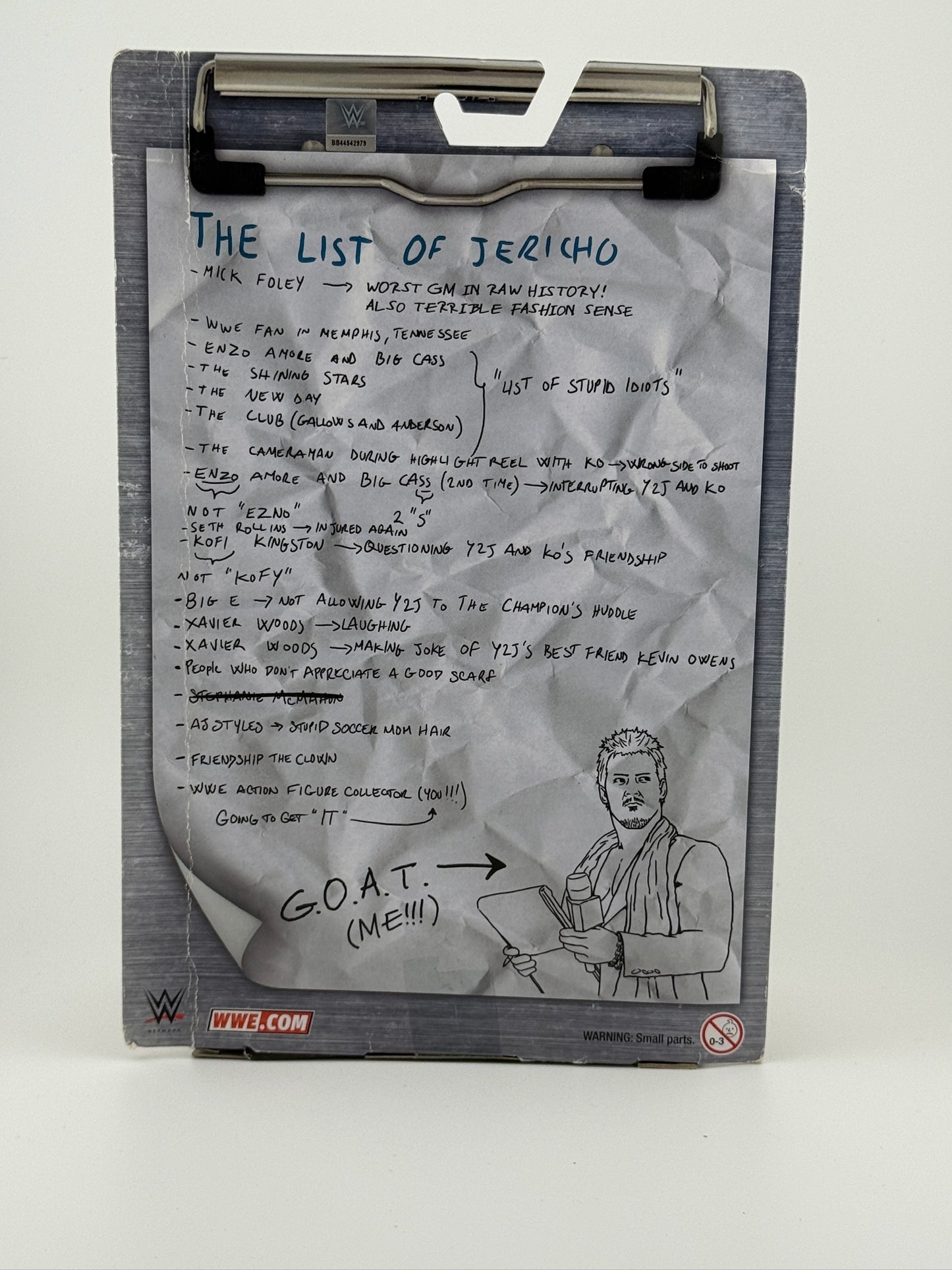 WWE Elite- Chris Jericho (The List)