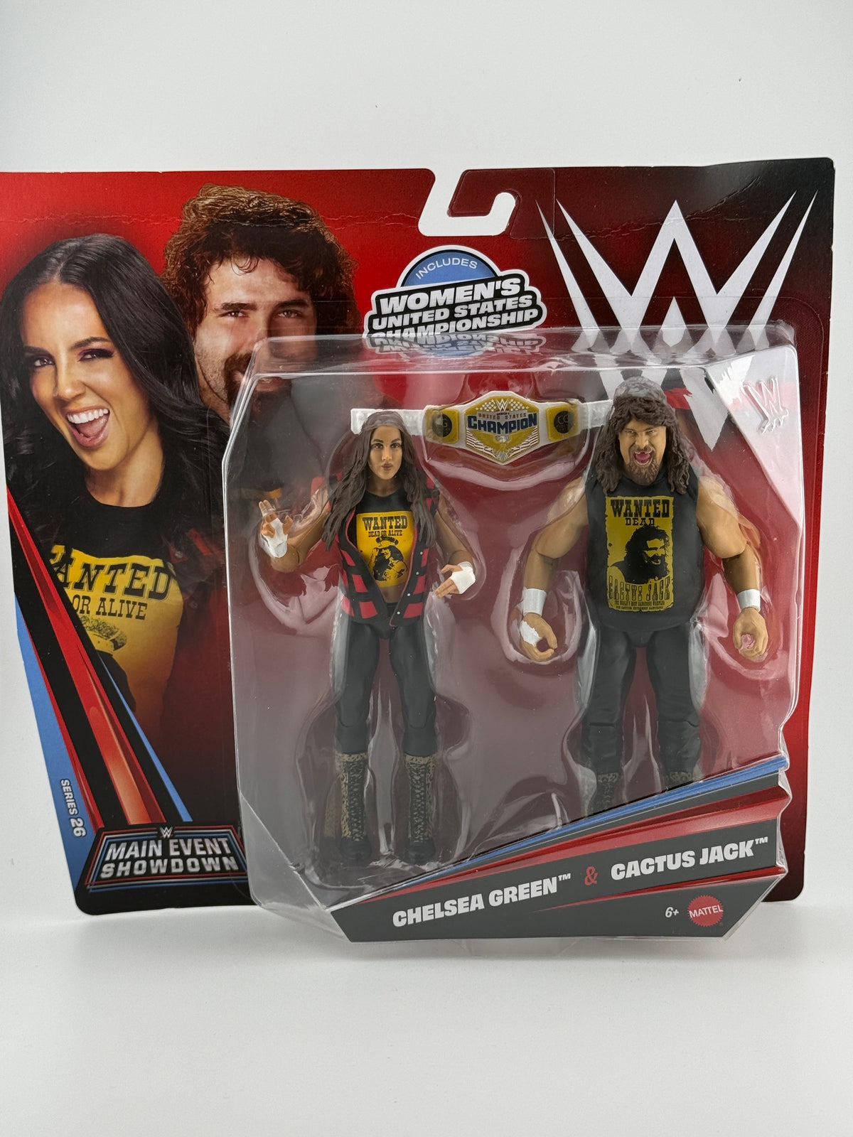 WWE Main Event- Showdown Series 26 Chelsea Green/Cactus Jack 2 Pack Action Figures